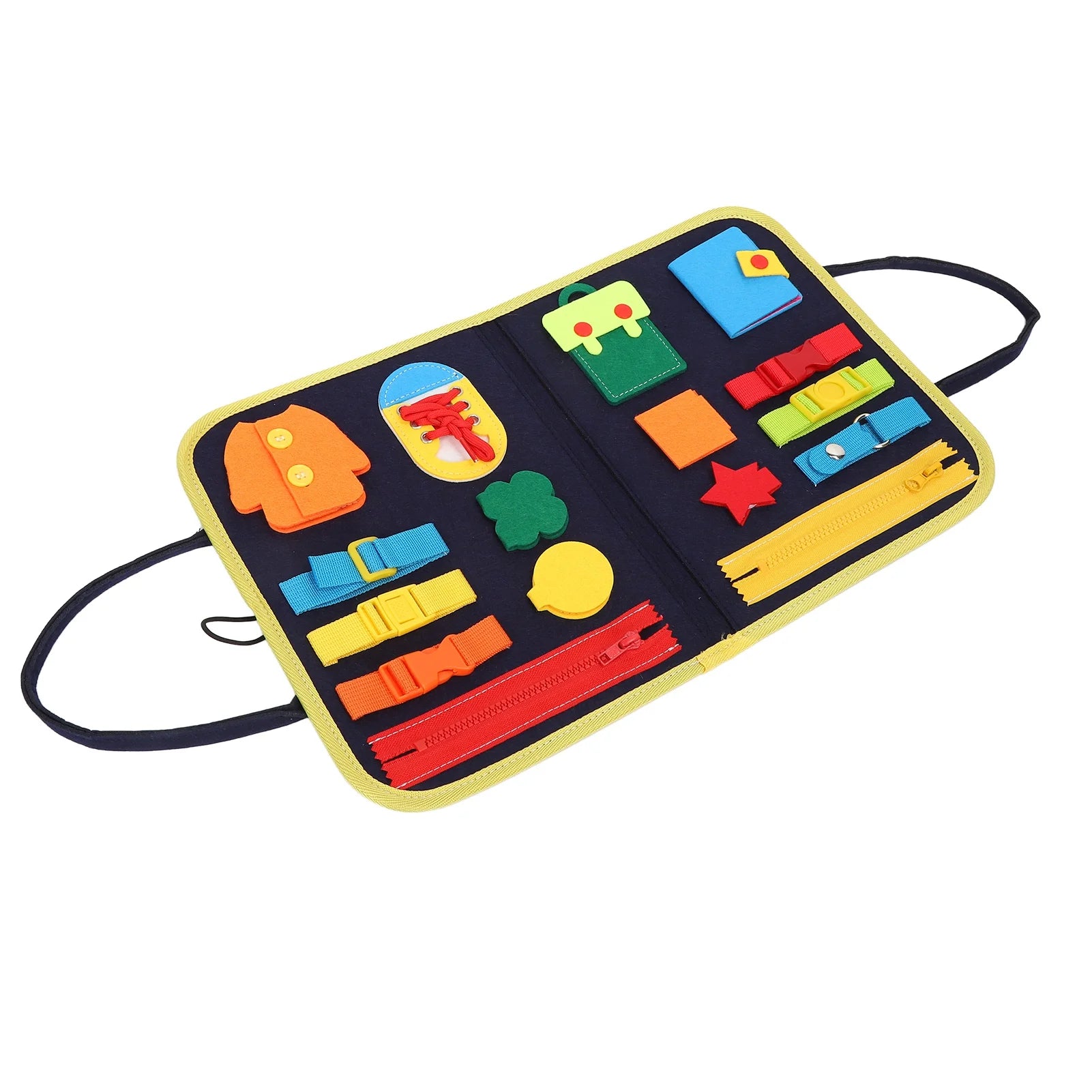 Sensory Activity Board, Basic Skills Learning Multiuse Anxiety Relief Fidget Blanket for the Elderly