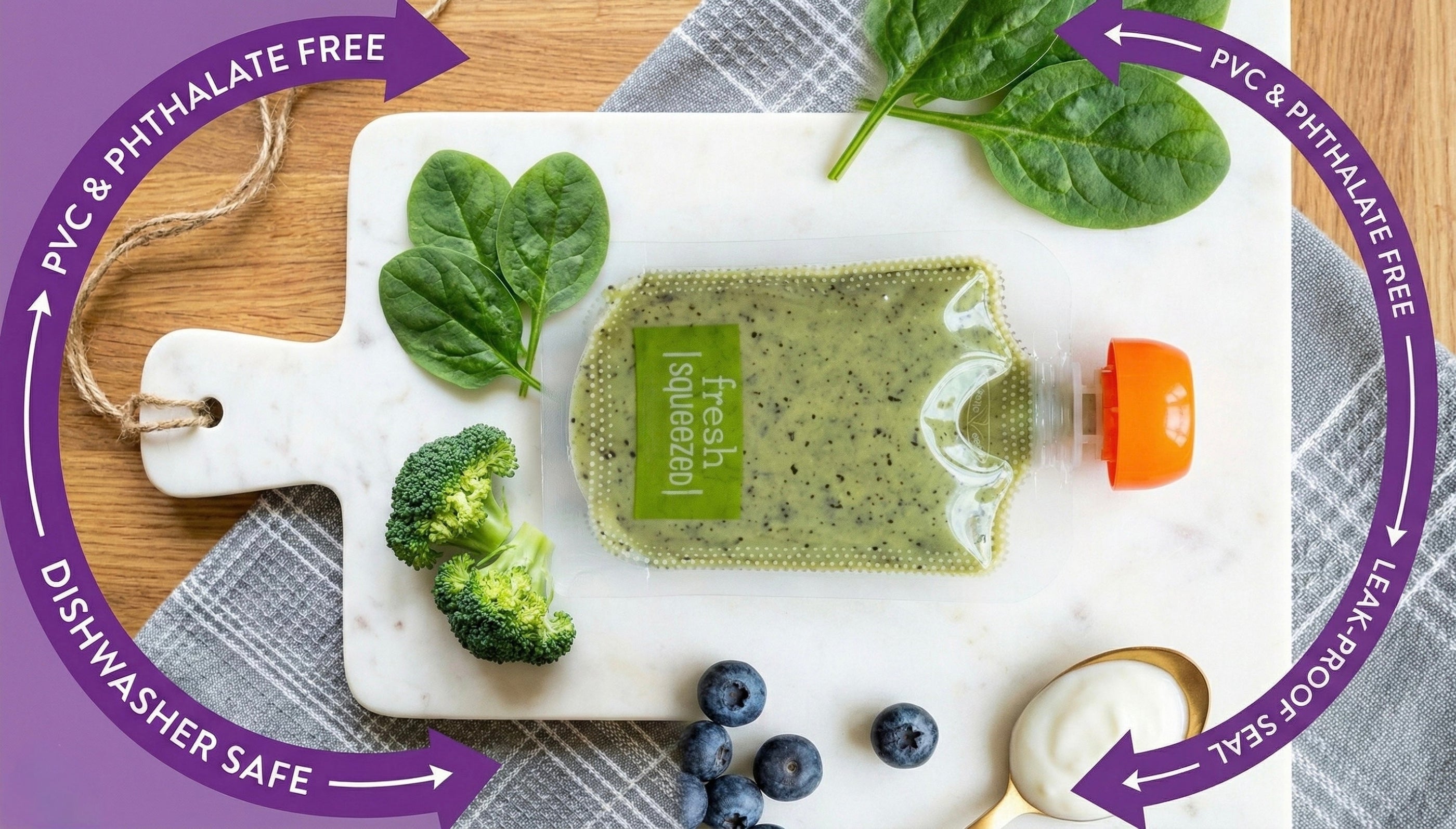 Squeezy Station — Your All-in-One Homemade Baby Food System