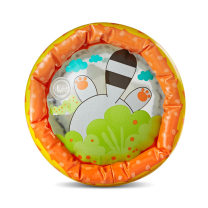 Jungle Peek & Roll - Encourages Crawling, Inflatable Activity Toy with Bouncing Balls Inside, Fun & Friendly Animal Characters, Helps Gross Motor Skill Development, for Babies 6M+