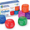 Conversation Cubes - 6 Pieces, Ages 6+ Foam Cubes for Social Emotional Learning, School Counselor Supplies, Speech Therapy Toys, Ice Breaker Cubes